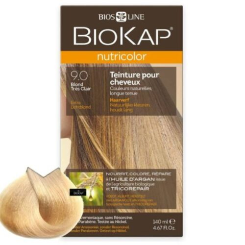 Biokap Nutricolor Coloration Naturelle Cheveux - 140ml - 9.0 - Blond Très Clair