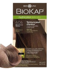 Biokap Nutricolor Delicato Coloration Naturelle Cheveux Delicats 140ml 606 Blond Fonce Savane