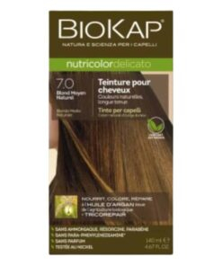 Biokap Nutricolor Delicato Coloration Naturelle Cheveux Delicats 140ml 70 Blond Moyen Naturel