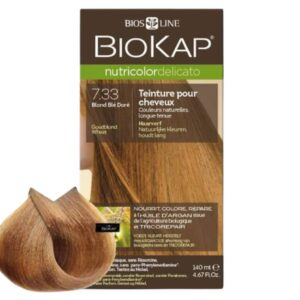 Biokap Nutricolor Delicato Coloration Naturelle Cheveux Delicats 140ml 733 Blond Ble Dore