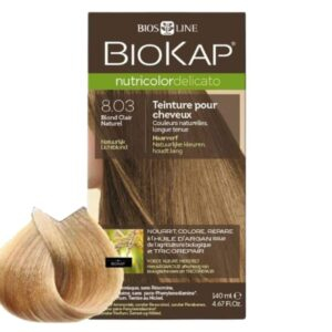 Biokap Nutricolor Delicato Coloration Naturelle Cheveux Delicats 140ml 803 Blond Clair Naturel