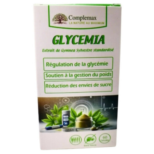 Complemax Glycemia Extrait de Gymnea Sylvestre Standardisé Régulation de la Glycémie - 60 Gélules