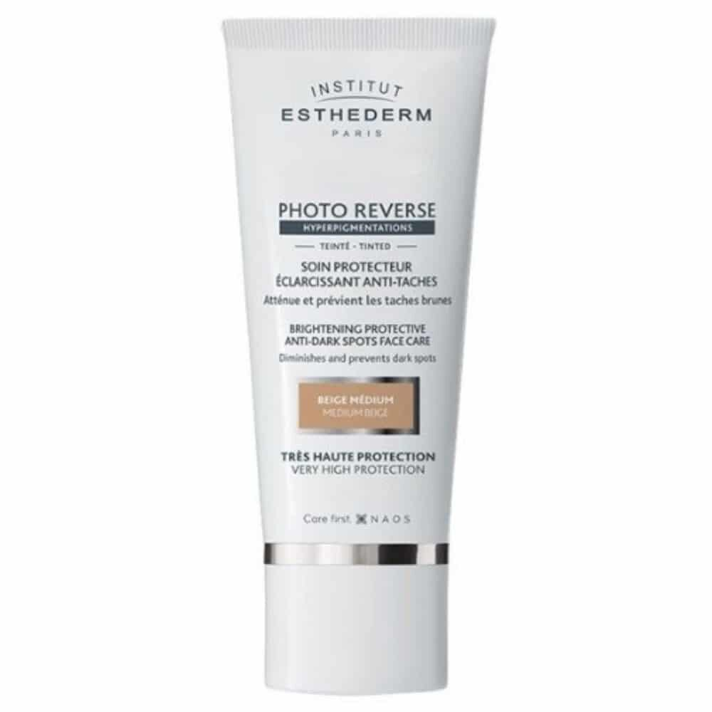Esthederm Photo Reverse Soin Protecteur Eclaircissant Anti Taches Teinte Beige Medium 50ml
