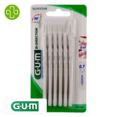 GUM BI-DIRECTION BROSSETTES INTERDENTAIRES - 2114 - 0.7 mm