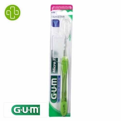 Gum Micro Tip Brosse A Dents 471 Souple Compact
