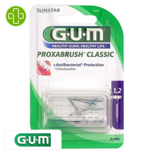 GUM PROXABRUSH CLASSIC BROSSETTES INTERDENTAIRES - 512 - 1.2 mm