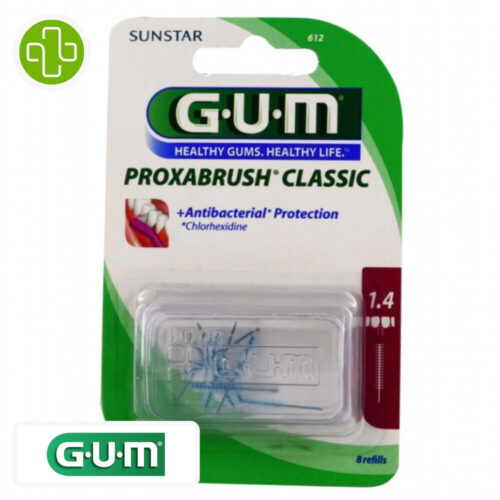 GUM PROXABRUSH CLASSIC BROSSETTES INTERDENTAIRES - 612 - 1.4 mm