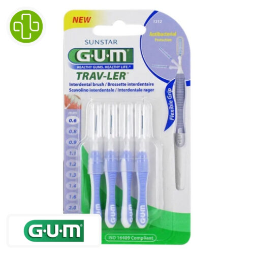 GUM TRAV-LER BROSSETTES INTERDENTAIRES - 1312 - 0.6 mm