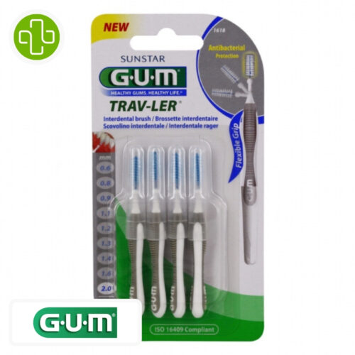 GUM TRAV-LER BROSSETTES INTERDENTAIRES - 1618 - 2.0 mm