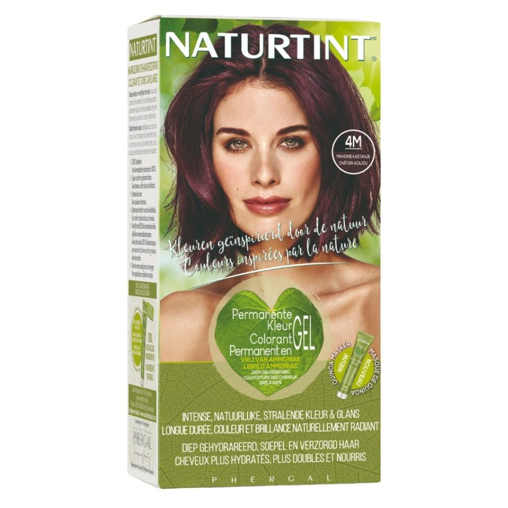 Naturtint Coloration Capillaire Permanente 150ml 4m Chatain Acajour