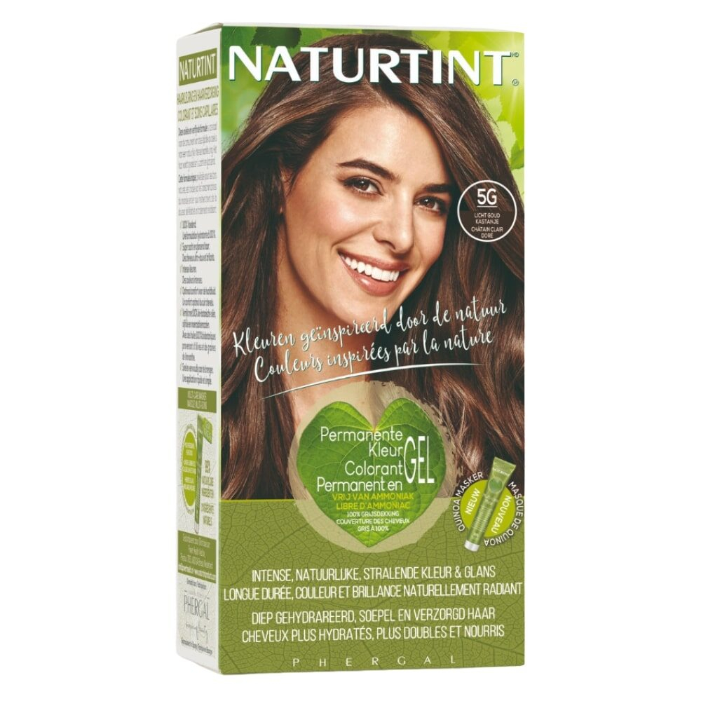 Naturtint Coloration Capillaire Permanente 150ml 5g Chatain Clair Dore