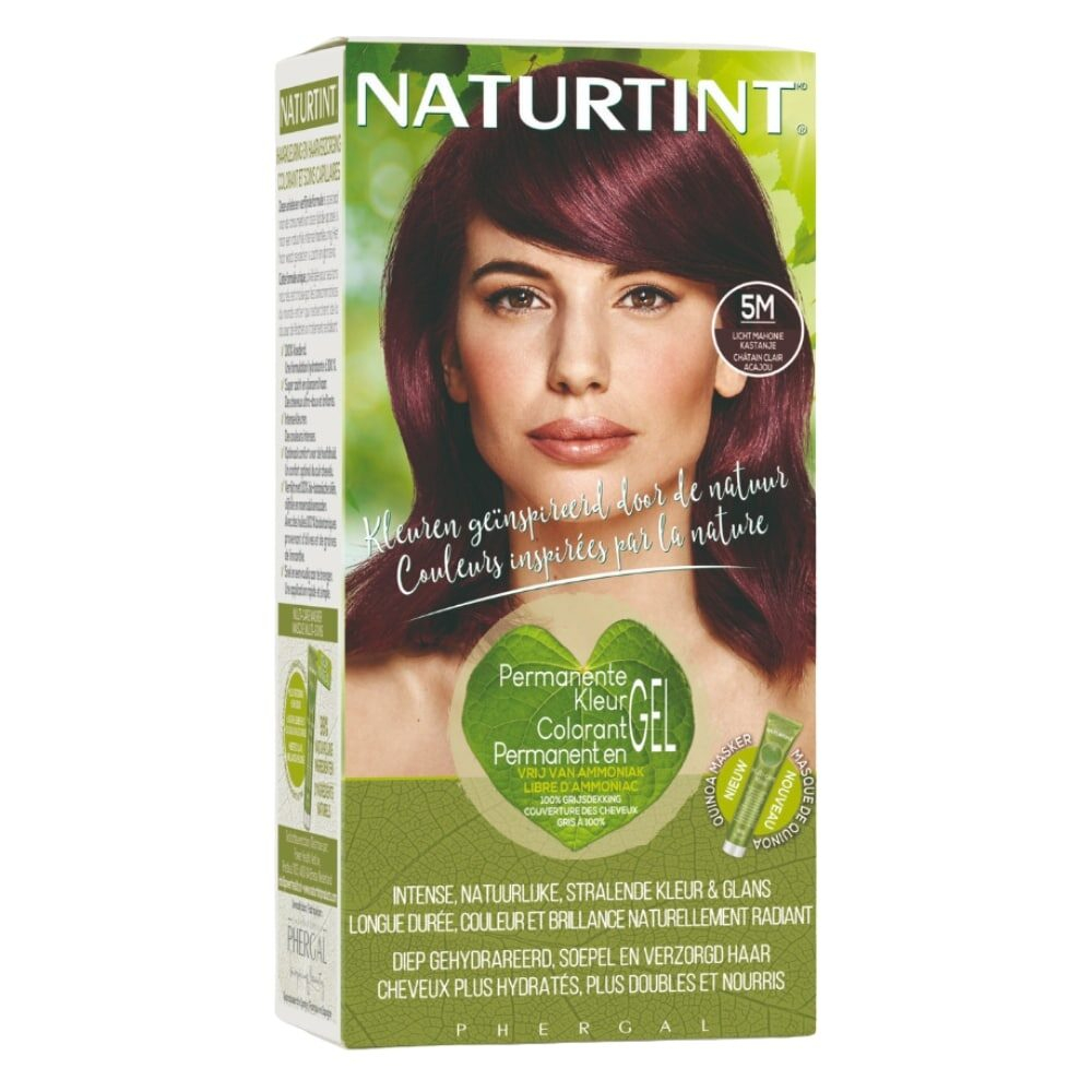 Naturtint Coloration Capillaire Permanente 150ml 5m Chatain Clair Acajou
