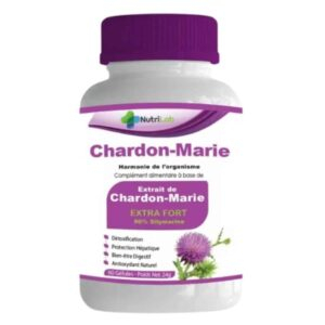 Nutrilab Extrait Chardon Marie Extra Fort 50 Silymarine Harmonie De L Organisme 60 Gelules