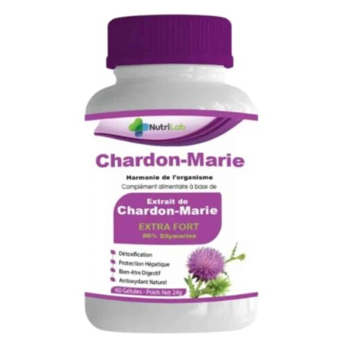 Nutrilab Extrait Chardon Marie Extra Fort 50 Silymarine Harmonie De L Organisme 60 Gelules