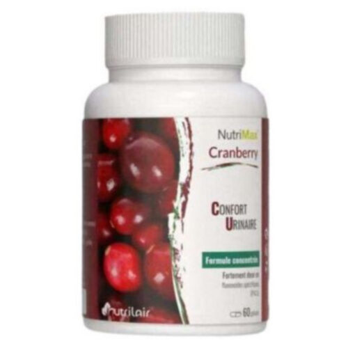 Nutrilair Nutrimax Cranberry Confort Urinaire Formule Concentrée - 60 Gélules
