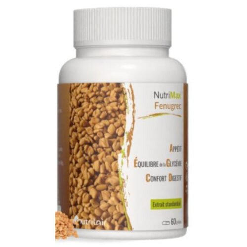 Nutrilair Nutrimax Fenugrec Appétit et Equilibre de la Glycémie - 60 Gélules