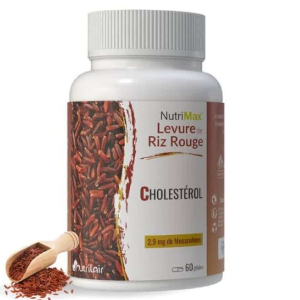 Nutrilair Nutrimax Levure De Riz Rouge Cholesterol 29mg Monacolines 60 Gelules