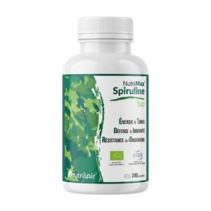 Nutrilair Nutrimax Spiruline Bio 120 Comprimes 60g 2