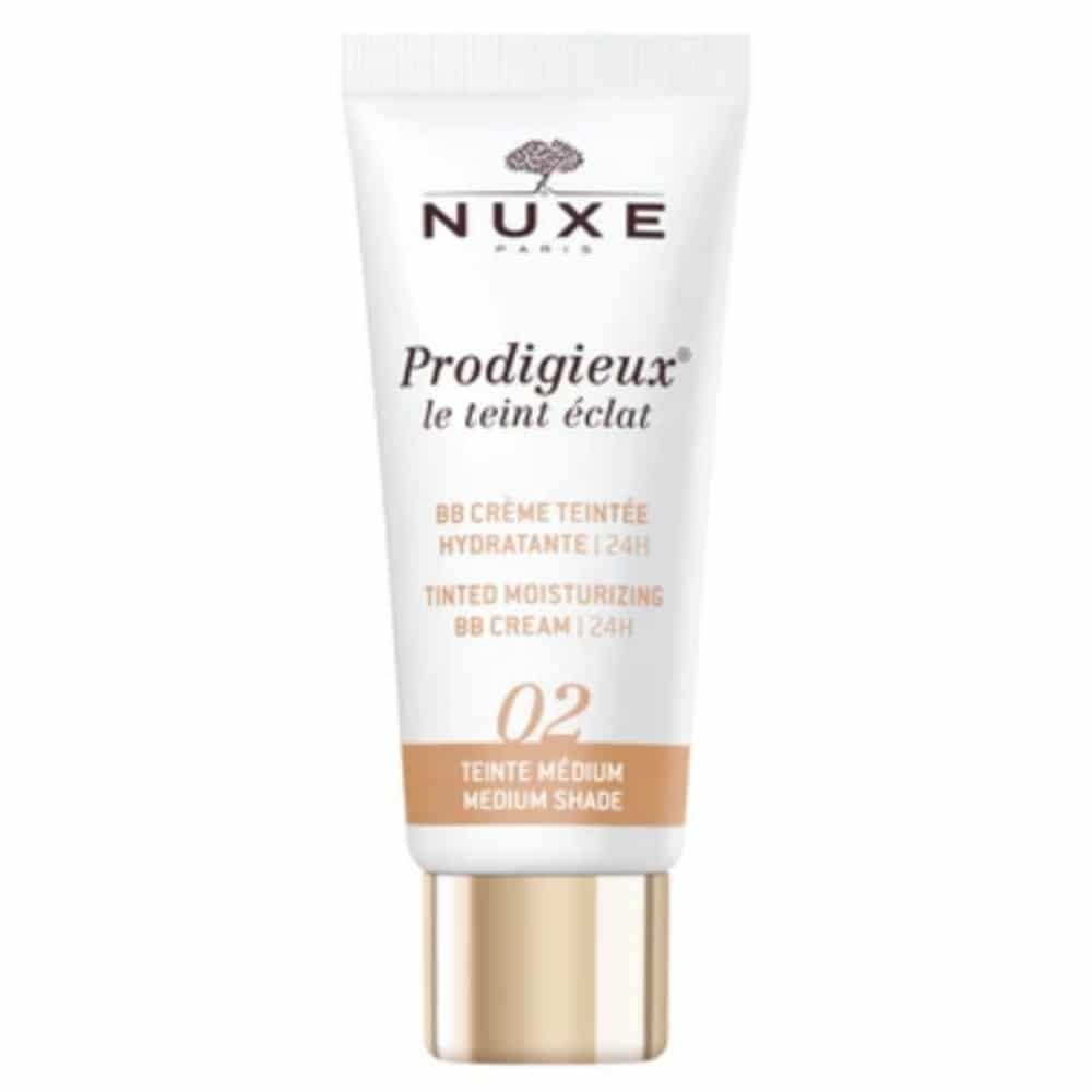 Nuxe Prodigieux Le Teint Eclat Bb Creme Hydratante 24h Teinte 02 Medium 30ml