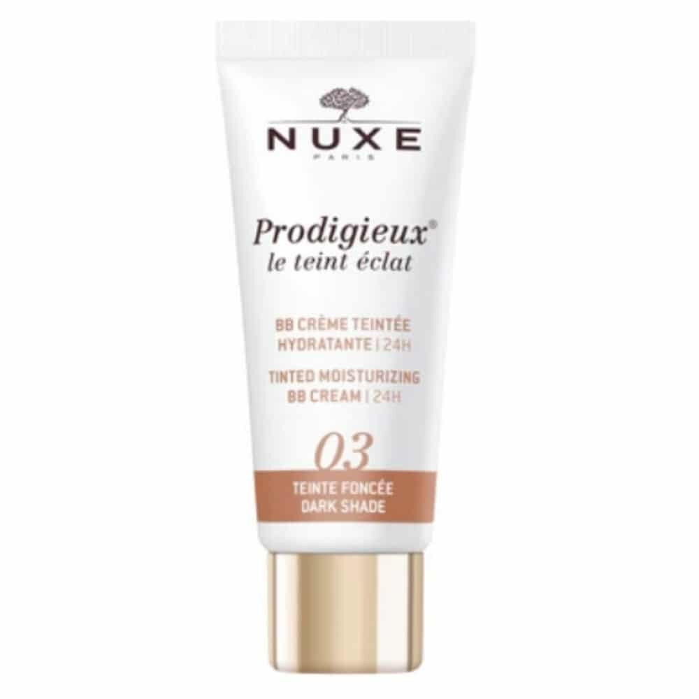 Nuxe Prodigieux Le Teint Eclat Bb Creme Hydratante 24h Teinte 03 Foncee 30ml