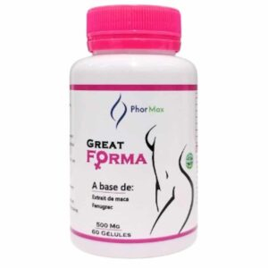 Phormax Great Forma Extrait De Maca Et Fenugrec 500mg 60 Gelules