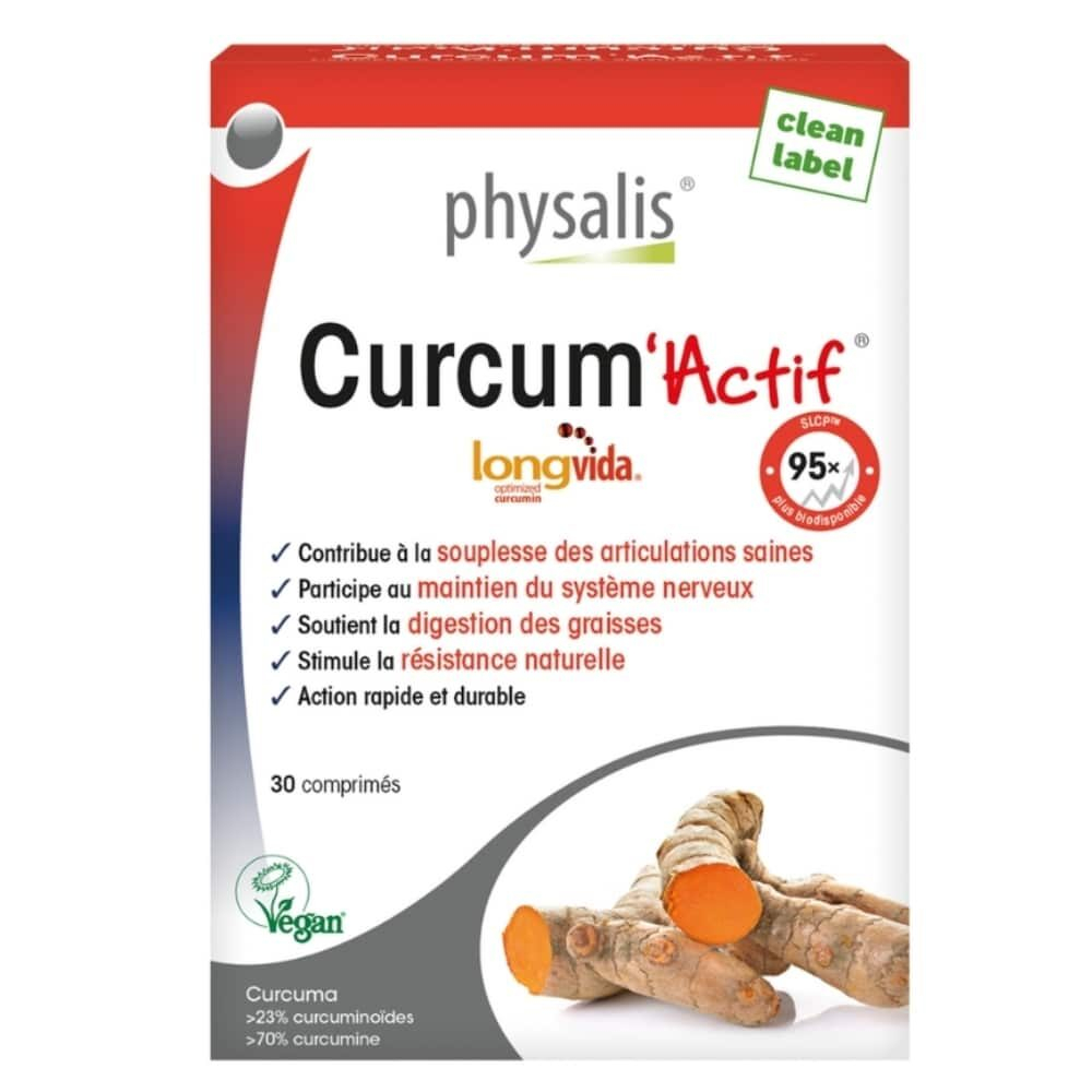 Physalis Curcuma Actif Articulation Et Systeme Nerveux 30 Comprimes