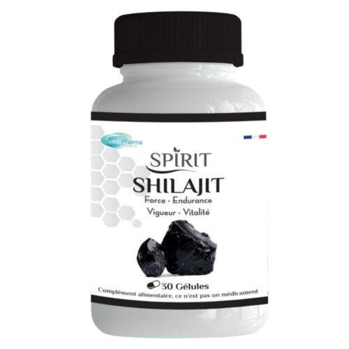 Spirit Pharma Shilajit Force, Endurance, Vigueur et Vitalité - 30 Gélules