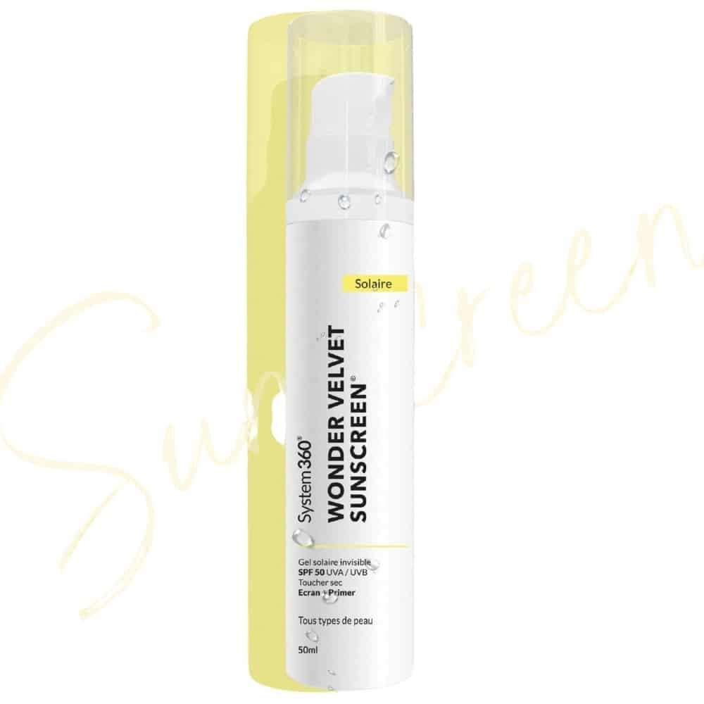 System360 Wonder Velvet Gel Solaire Invisible Toucher Sec Spf50 50ml