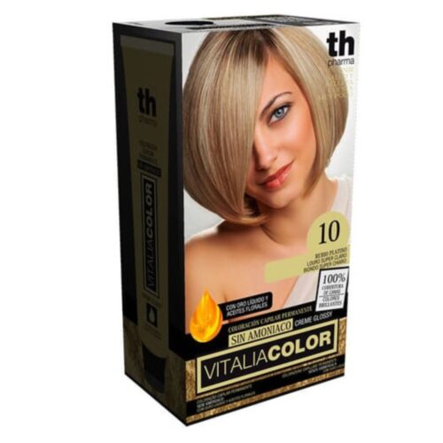 TH-Pharma Vitalia Color Coloration Capillaire sans Ammoniac - TH-Pharma N 10.0 - Blond Platine