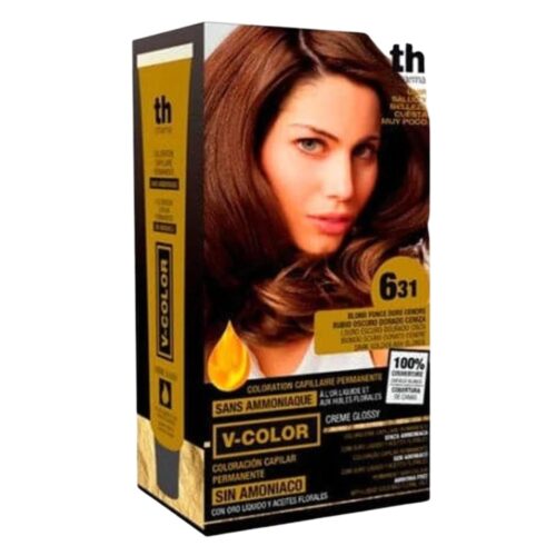 TH-Pharma Vitalia Color Coloration Capillaire sans Ammoniac - TH-Pharma N 6.31 - Blond Foncé Doré Cendré