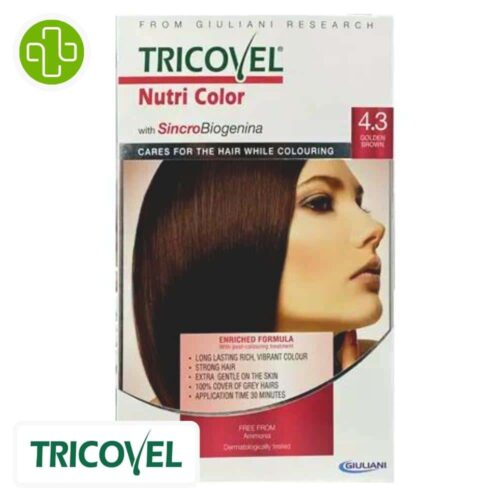 Tricovel Nutri Color Coloration Capillaire 43 Brun Dore