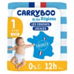 CarryBoo Couches Bébés T1 2-5kg 12h – 24u
