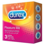 Durex Préservatifs Pleasure Me Perlés et Nervurés – 3u