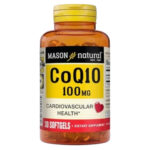 Mason Natural CoQ10 100mg Santé Cardiovasculaire - 30 Gélules