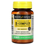 Mason Natural B-Complex avec Electrolytes Métabolisme et Système Nerveux - 60 Comprimés
