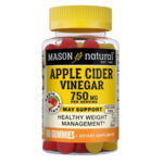 Mason Natural Vinaigre de Cidre de Pomme Maitrise du Poids 750mg - 60 Gummies