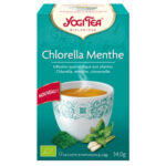 Yogi Tea Chlorella Menthe Infusion Ayurvédique Chlorella, Menthe et Citronnelle Sachets Bio - 17u