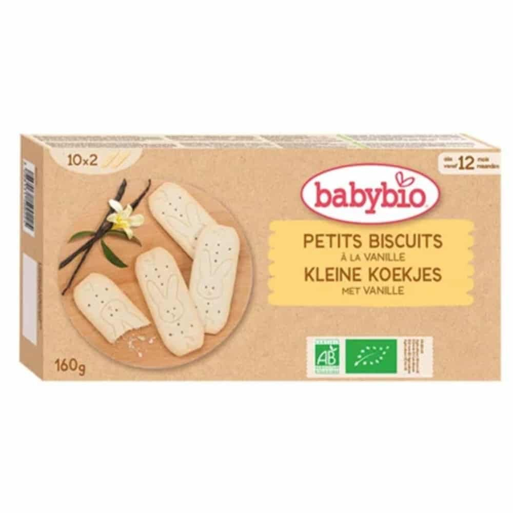 Babybio Petits Biscuits A La Vanille 12mois Bio 10x16g