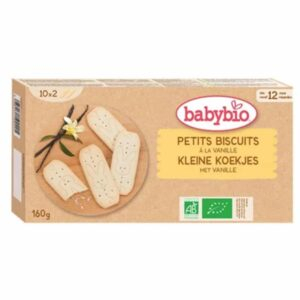 Babybio Petits Biscuits A La Vanille 12mois Bio 10x16g
