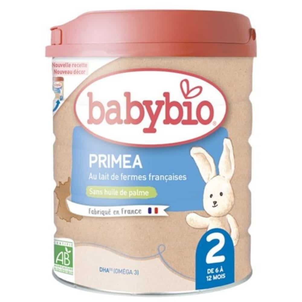 Babybio Primea 2 Au Lait De Ferme Sans Huile De Palme 6 12mois Bio 800g