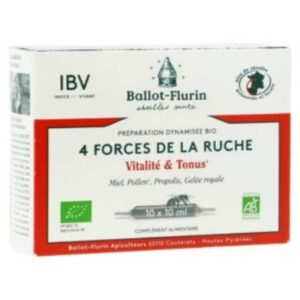 Ballot Flurin 4 Forces De La Ruche Vitalite Et Tonus Bio Ampoules 10x10ml