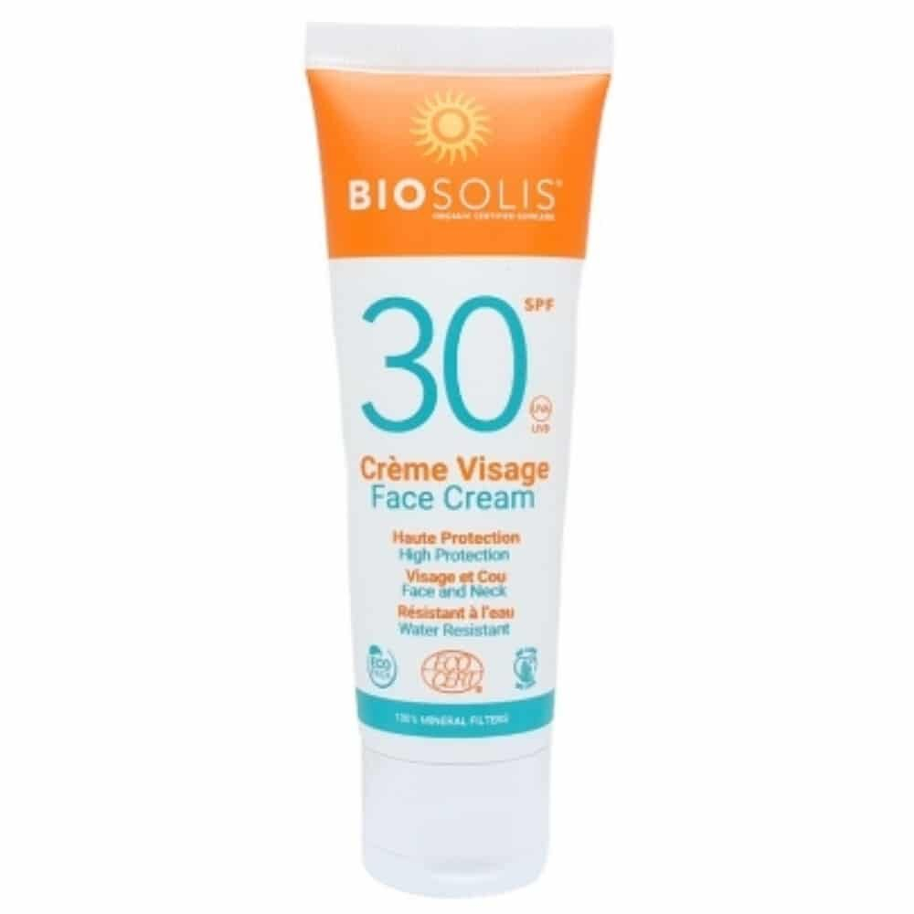 Biosolis Creme Visage Spf30 Bio 50ml