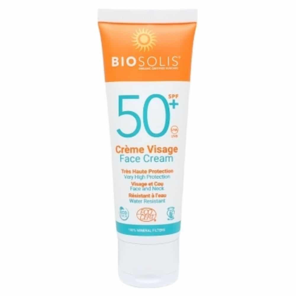 Biosolis Creme Visage Spf50 Bio 50ml