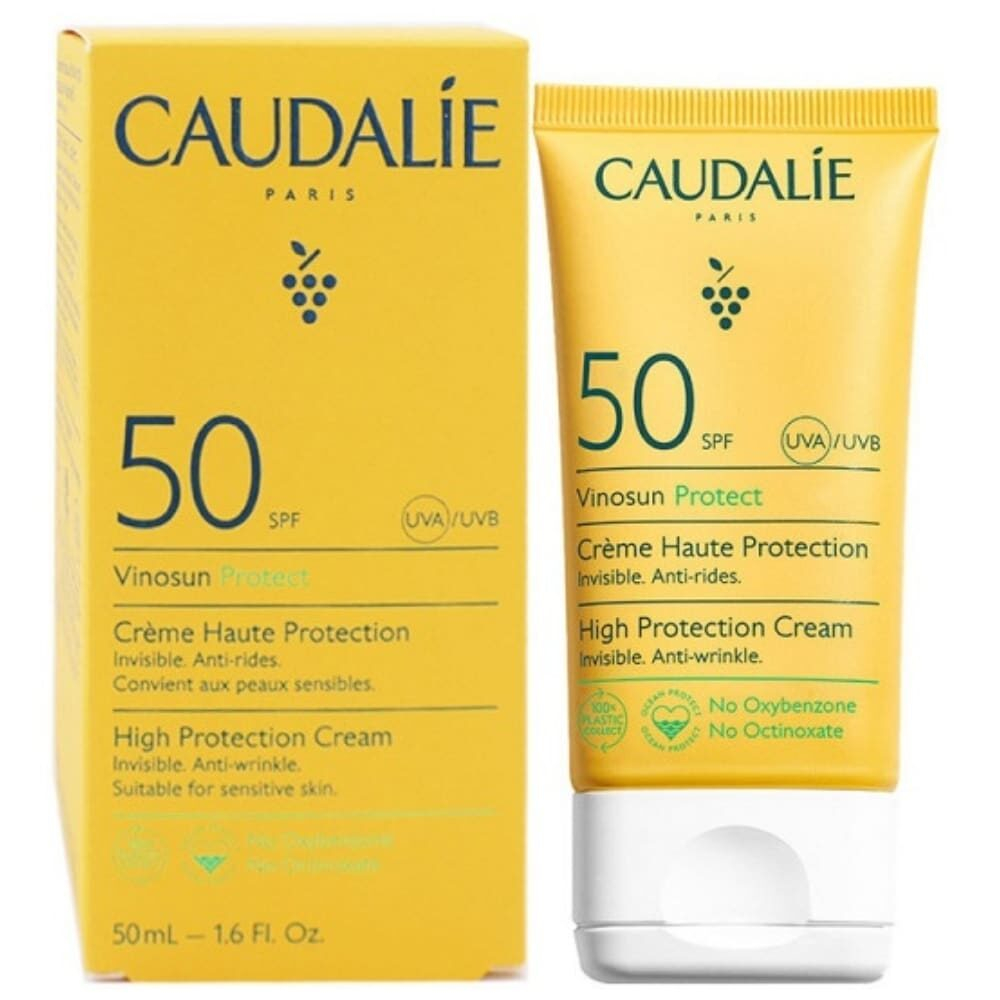 Caudalie Vinosun Protect Creme Haut Protection Anti Rides Spf50 50ml