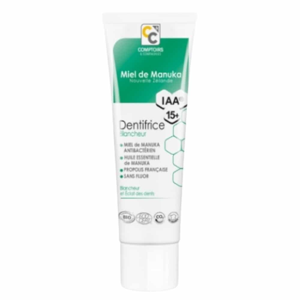 Comptoirs Et Compagnies Miel De Manuka Dentifrice Blancheur Iaa 15 Bio 75ml