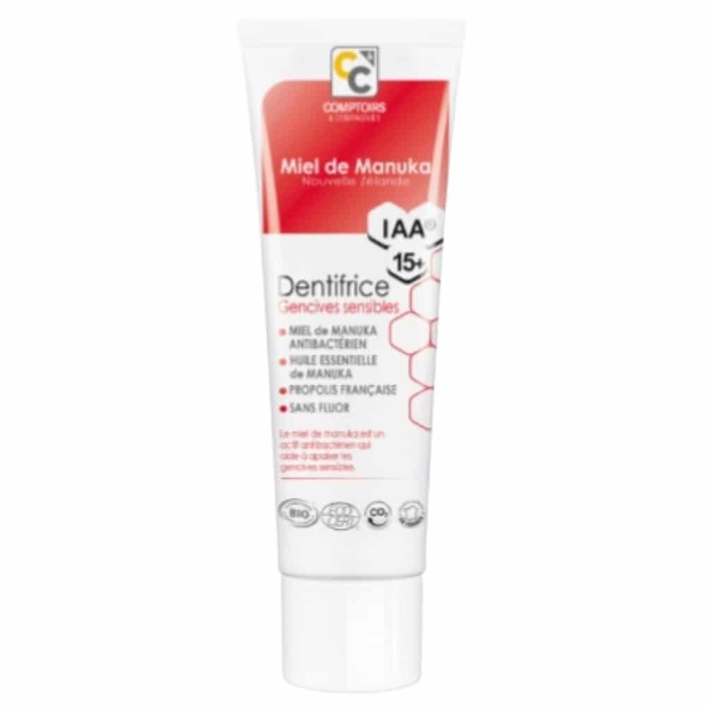 Comptoirs Et Compagnies Miel De Manuka Dentifrice Gencives Sensibles Iaa 15 Bio 75ml
