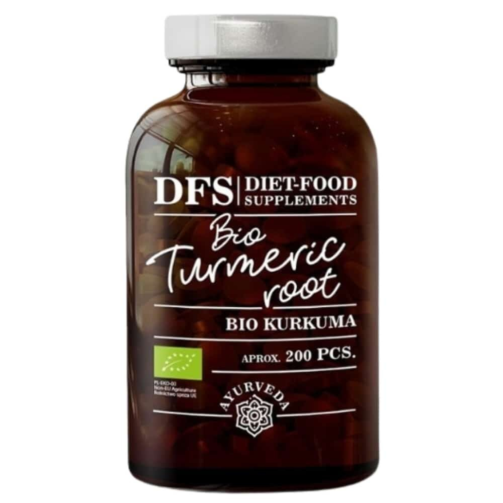 Dfs Diet Food Supplements Racine De Curcuma Bio 200 Gelules