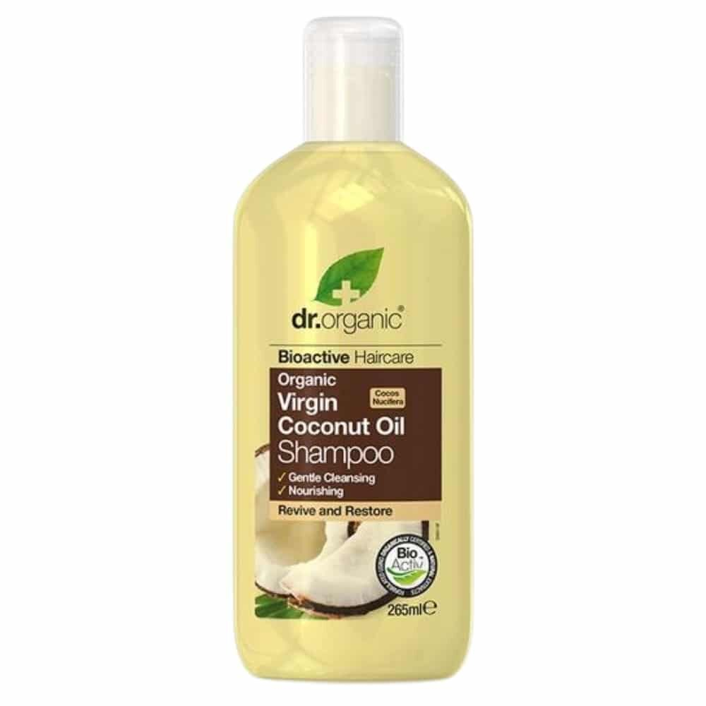 Dr Organic Shampoing Huile De Noix De Coco Vierge Nourrissant Bio 265ml
