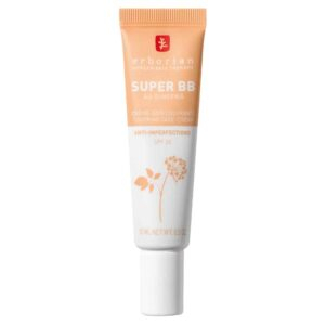 Erborian Super Bb Creme Soin Couvrante Anti Imperfections Teinte Doree Spf20 15ml