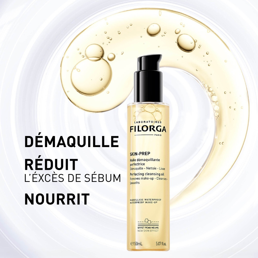 FILORGA - Skin-Prep Huile Démaquillante Perfectrice - 150ml - Image 3